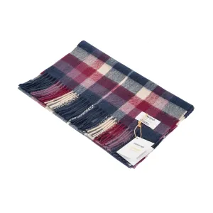 100% Cashmere Wide Tartan Scarf Galaxy Plaid Astral