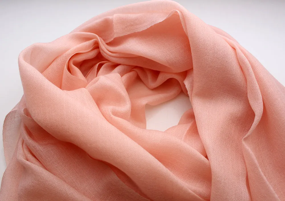 100% Exclusive Cashmere Pashmina Light Pink Shawl