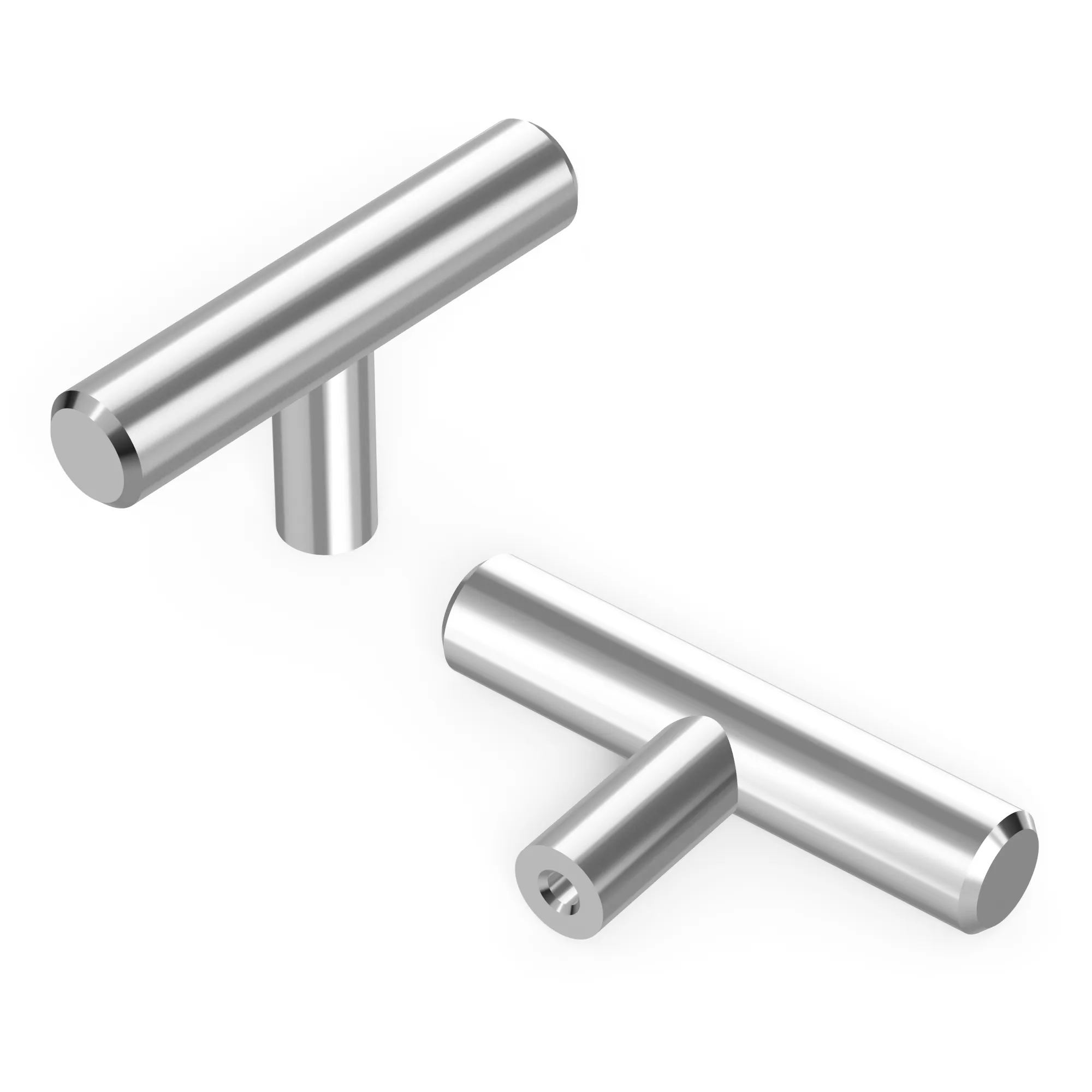 2-3/8 inch (60mm) Bar Pull T-Knob Cabinet Knob