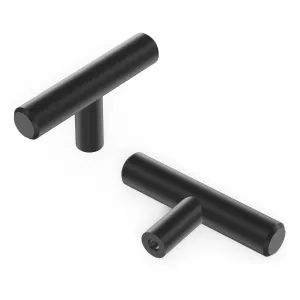 2-3/8 inch (60mm) Bar Pull T-Knob Cabinet Knob