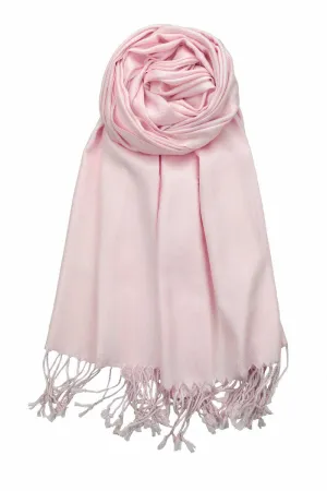 Achillea Light Pink Pashmina Scarf