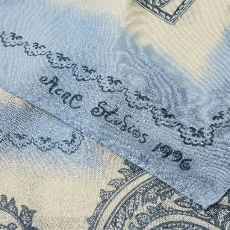 Acne Studios Large Bandana, blue