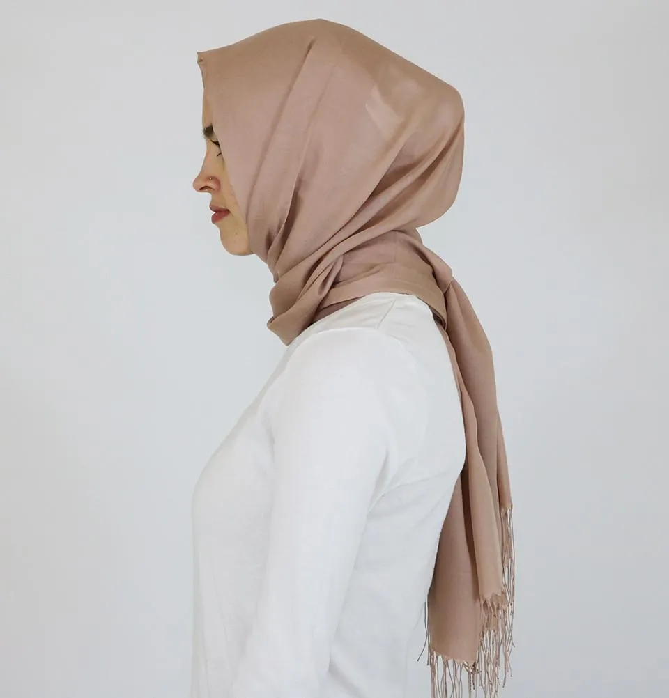 Aker Ince Hijab Shawl #330 Mocha