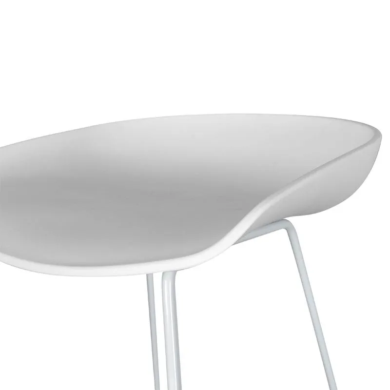 Allen 65cm Bar Stool - White