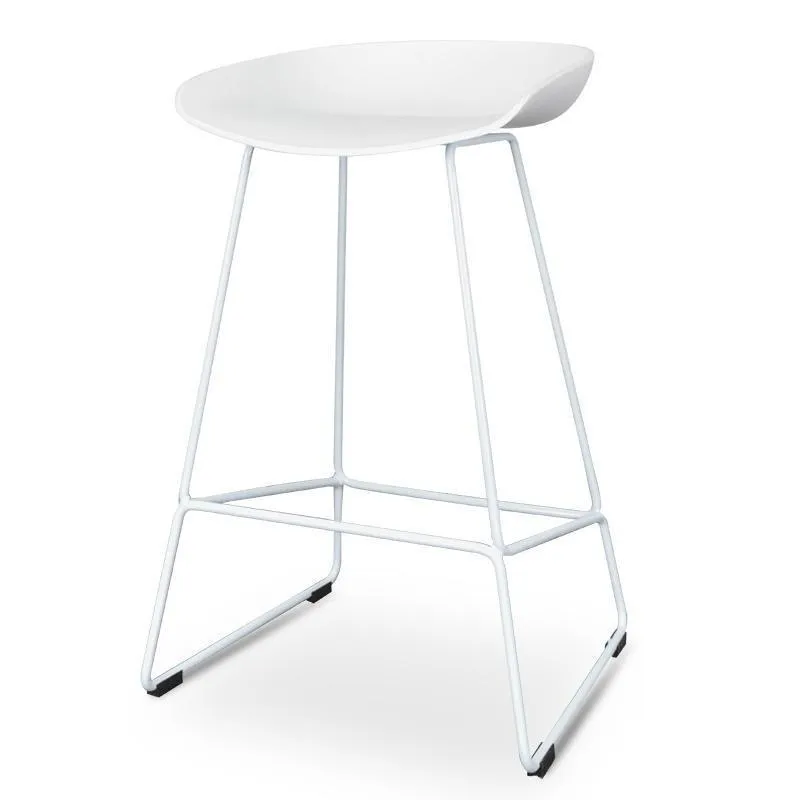 Allen 65cm Bar Stool - White