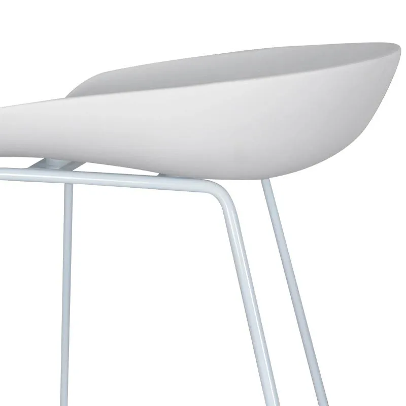 Allen 65cm Bar Stool - White