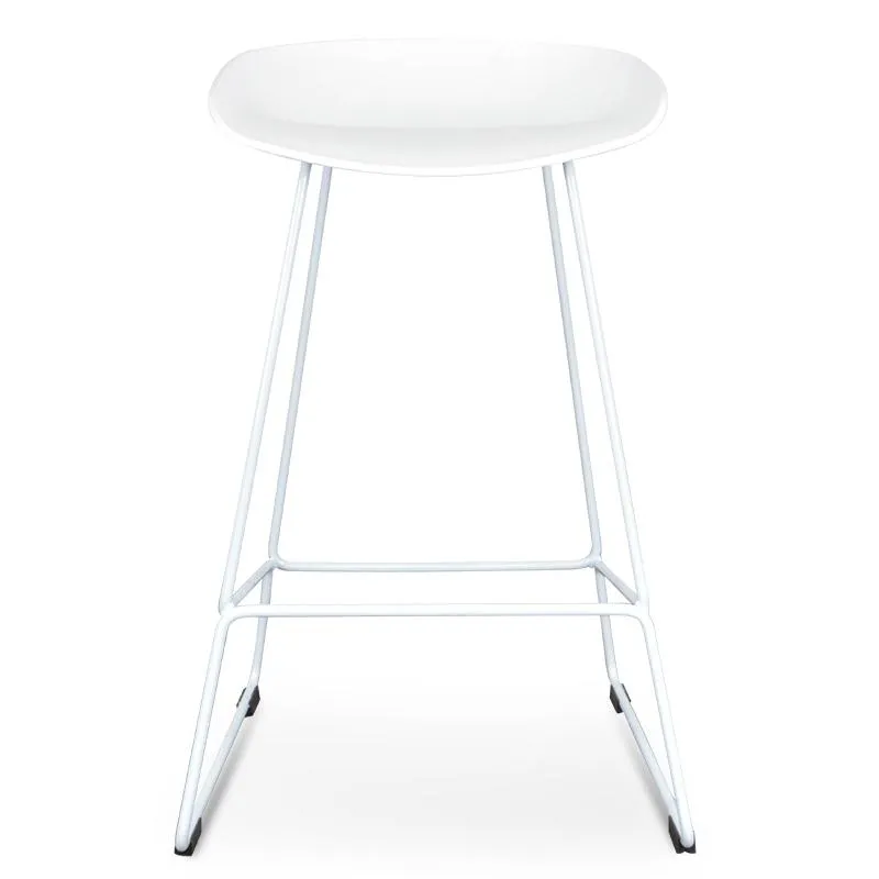 Allen 65cm Bar Stool - White