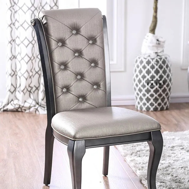 Amina Gray Side Chair (2/CTN)