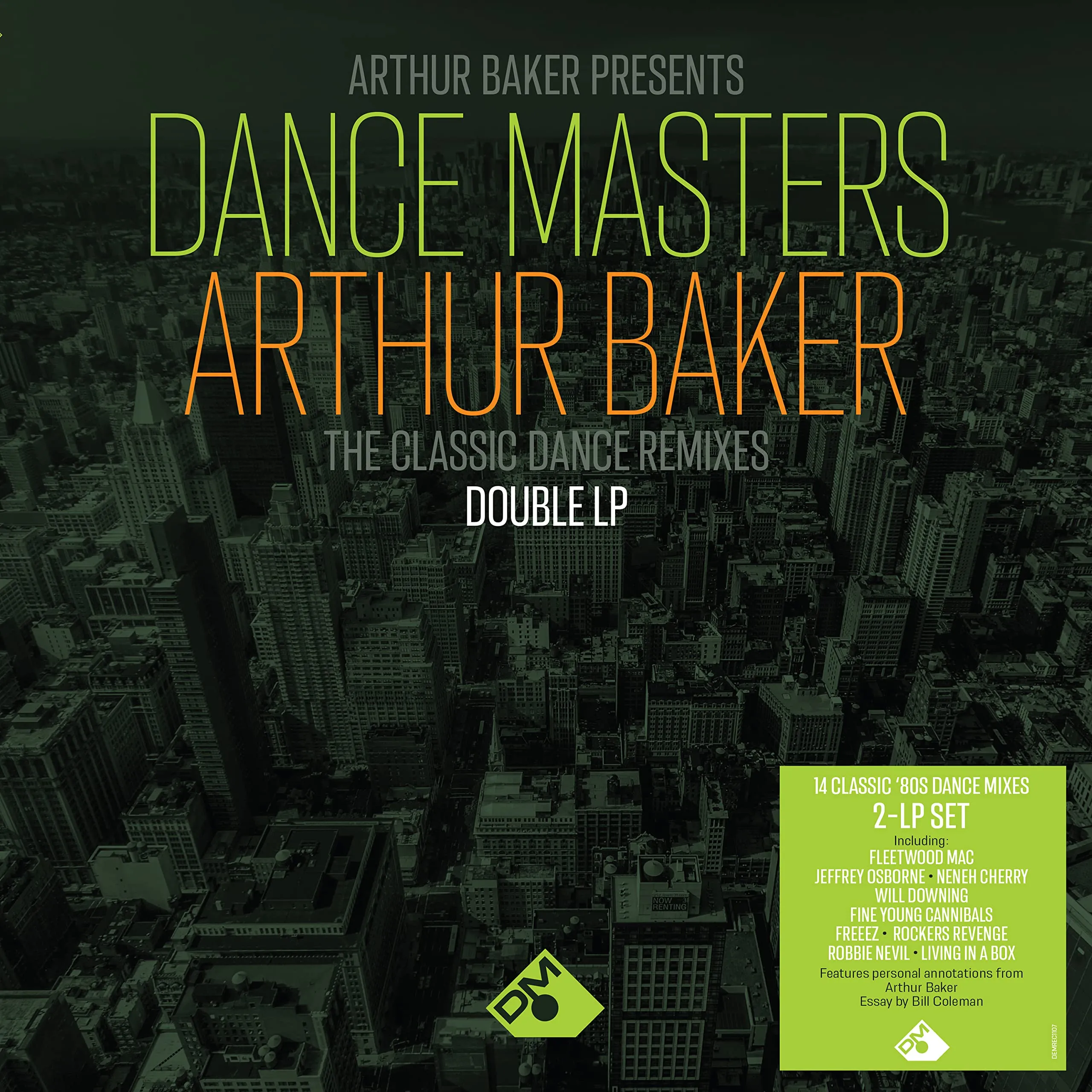 Arthur Baker Presents Dance Masters: Arthur Baker The Classic Dance Remixes - 140gm Double Black Vinyl