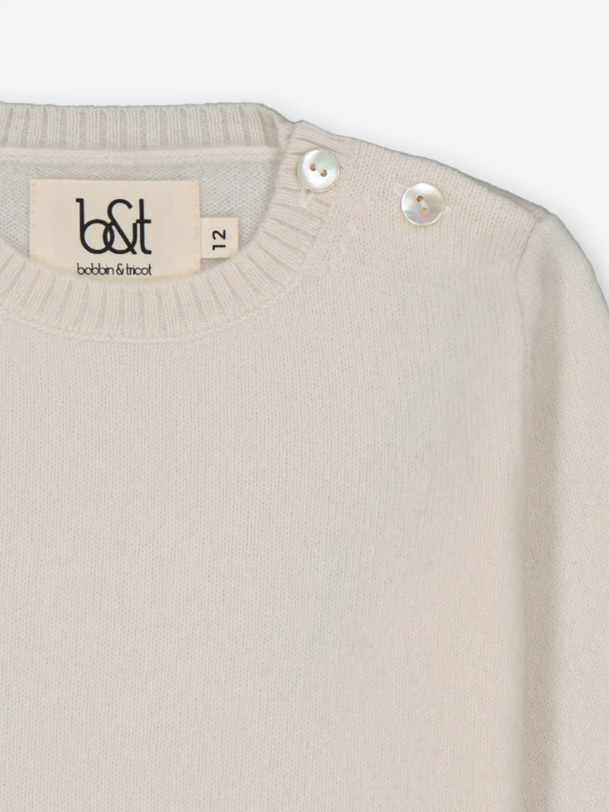 Baby's Cashmere Sweater Ivory