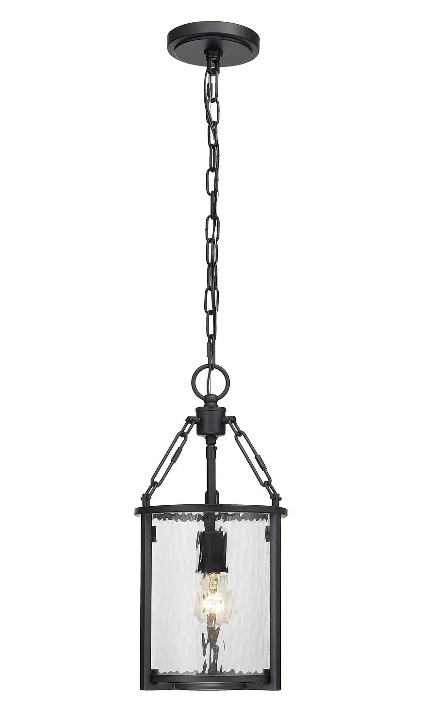 Barrington One Light Pendant in Matte Black