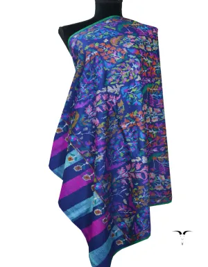 blue Kani Pashmina Shawl 7768