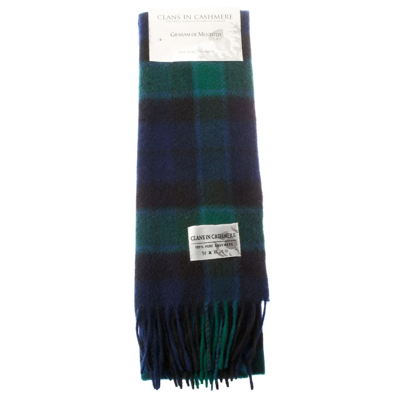 Cashmere Scottish Tartan Clan Scarf  Graham Of Menteith