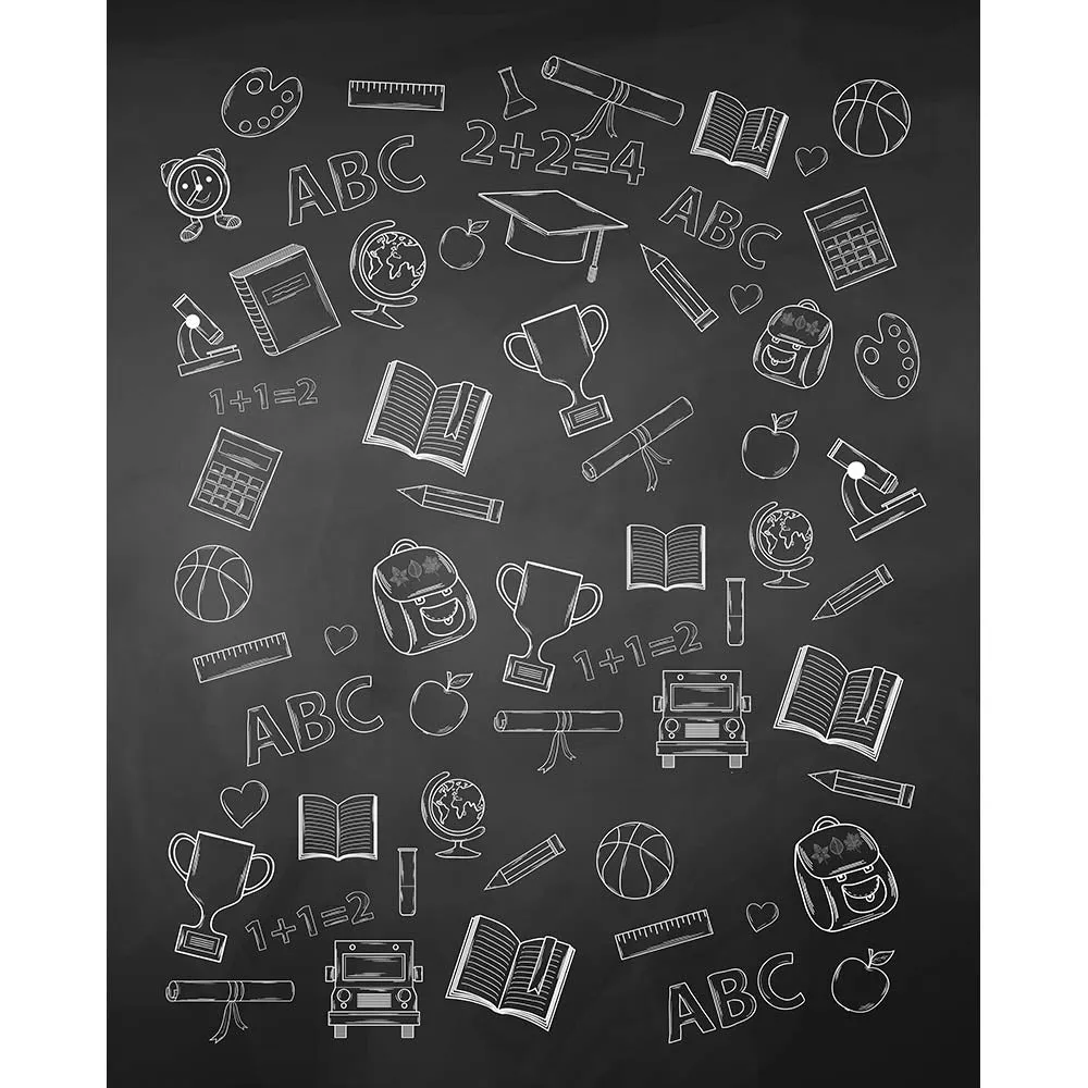 Chalk Supplies Printed Backdrop