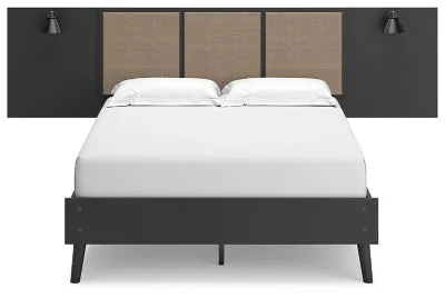 Charlang Full Panel Platform Bed with 2 Extensions