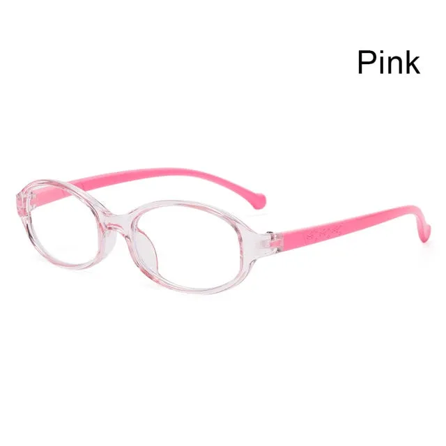 Children's Round Anti-blue Light Eyeglasses with Ultra Light Frame