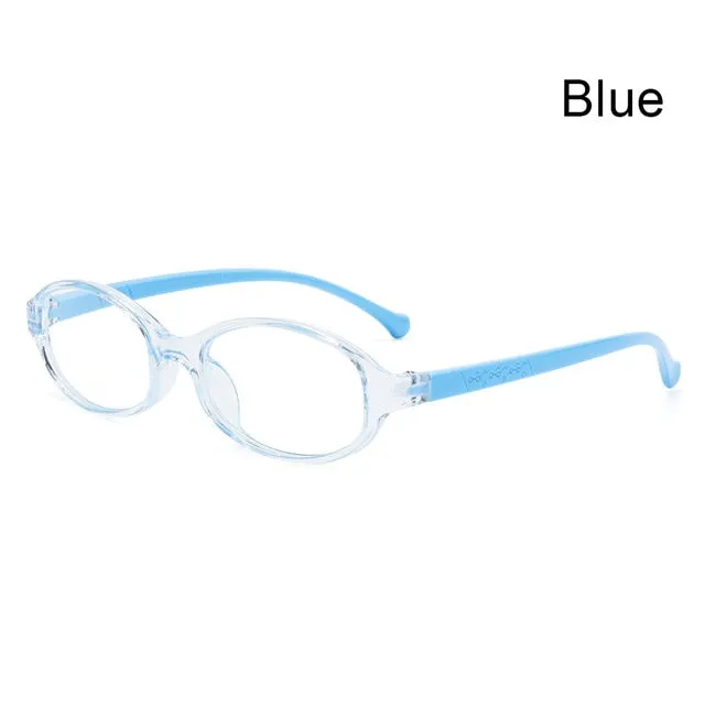 Children's Round Anti-blue Light Eyeglasses with Ultra Light Frame