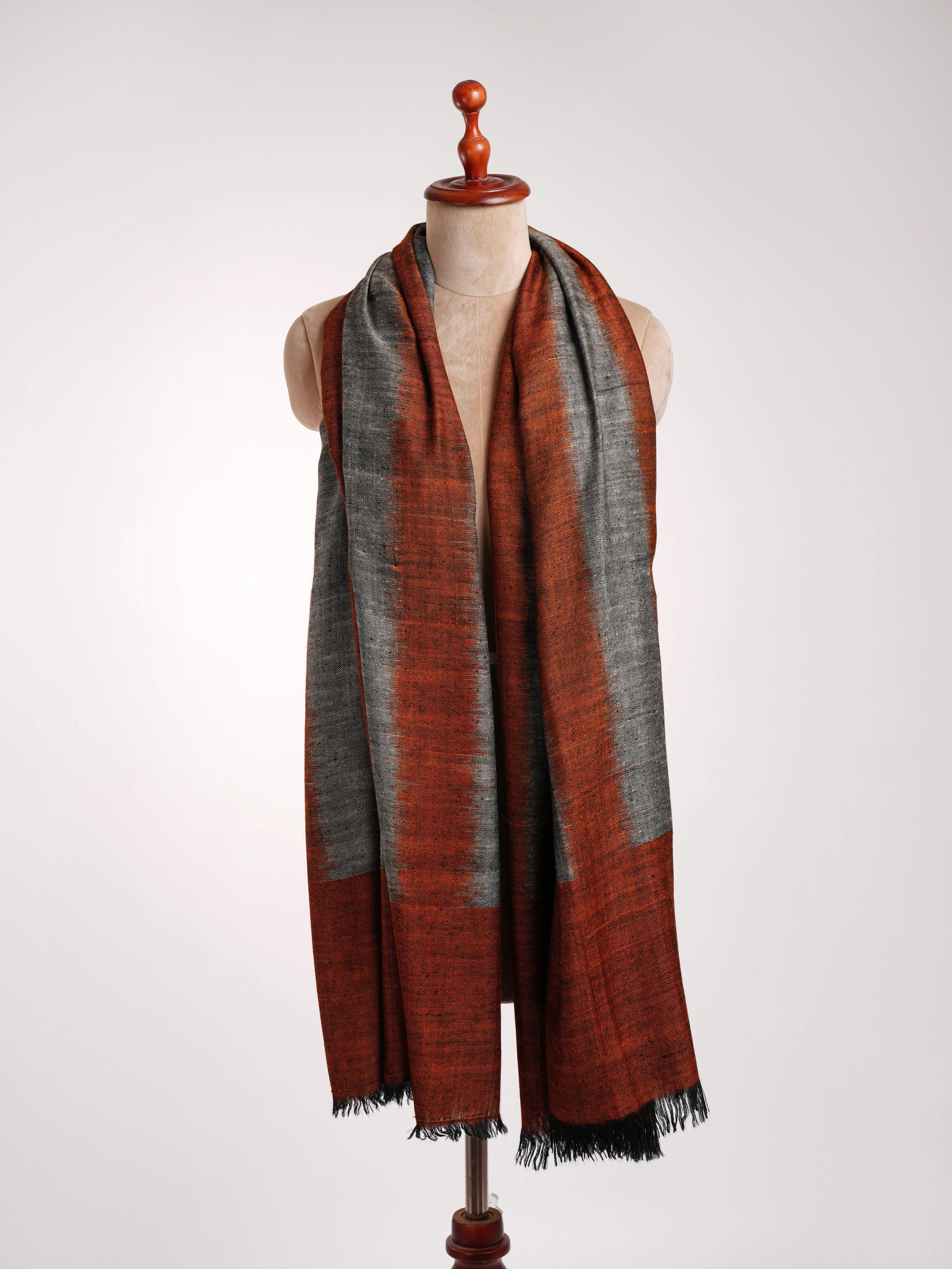 Clay Contemporary Artistic Pashmina Shawl