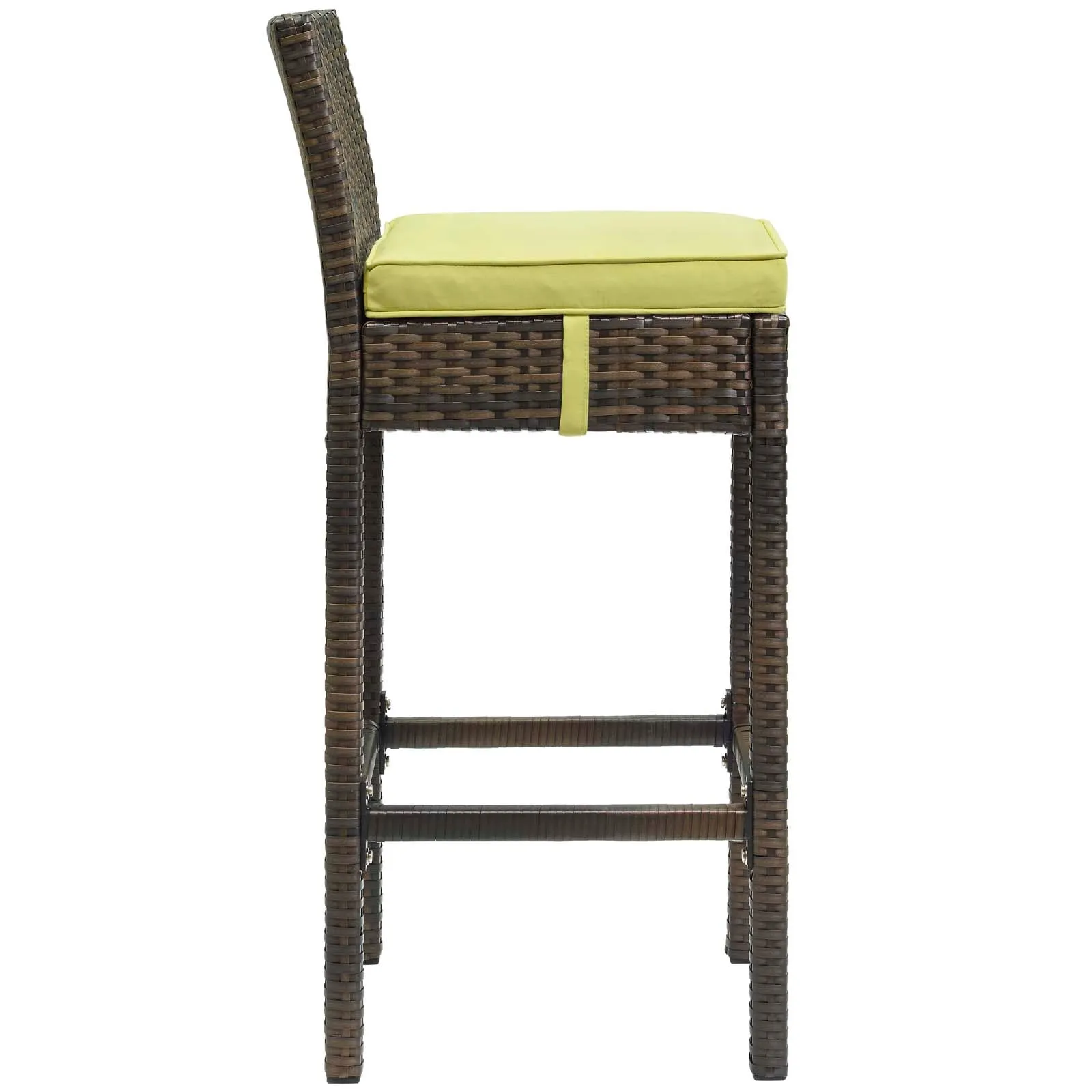 Conduit Bar Stool Outdoor Patio Wicker Rattan Set