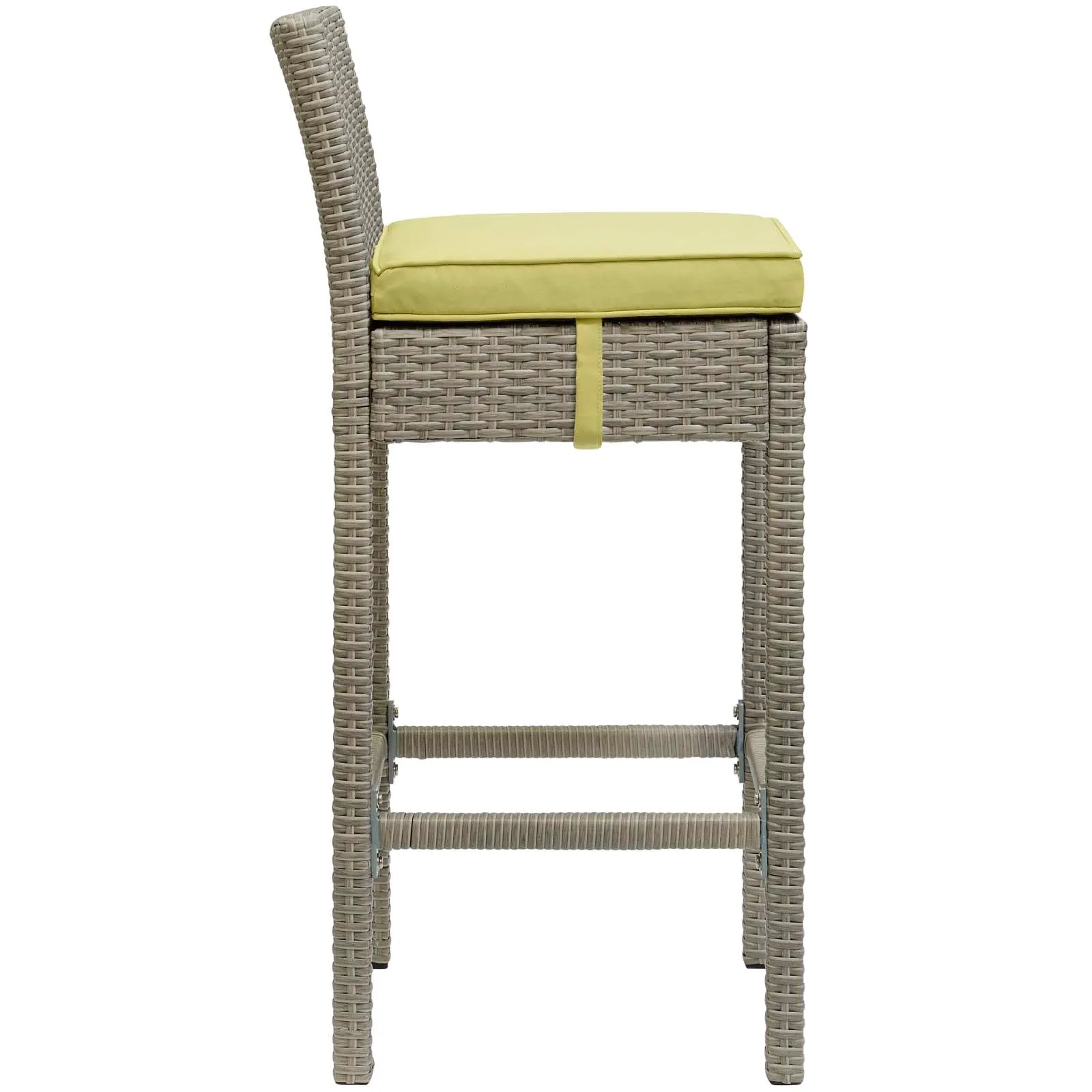 Conduit Bar Stool Outdoor Patio Wicker Rattan Set