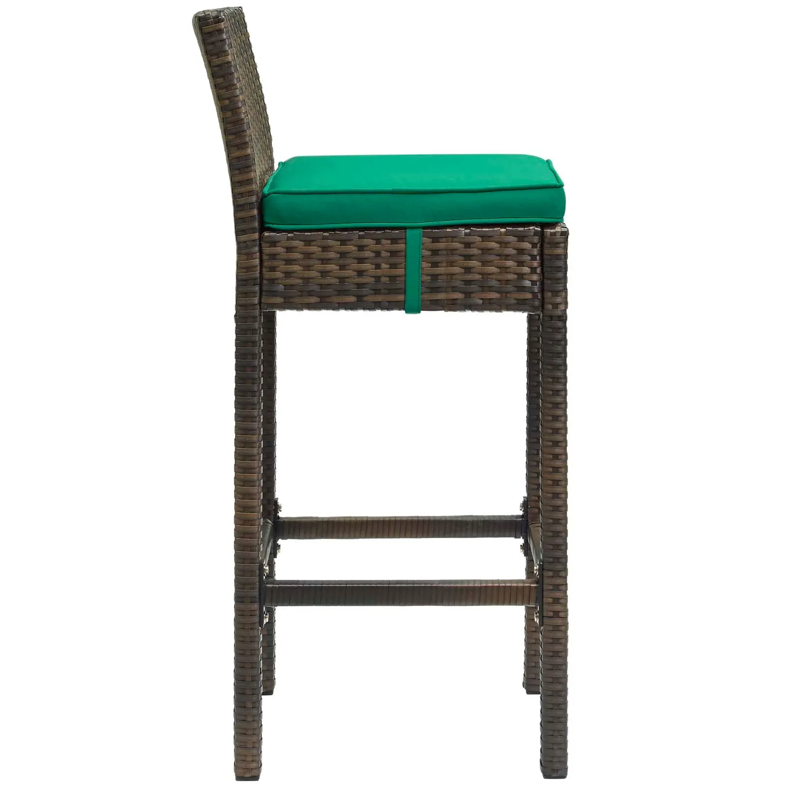 Conduit Bar Stool Outdoor Patio Wicker Rattan Set