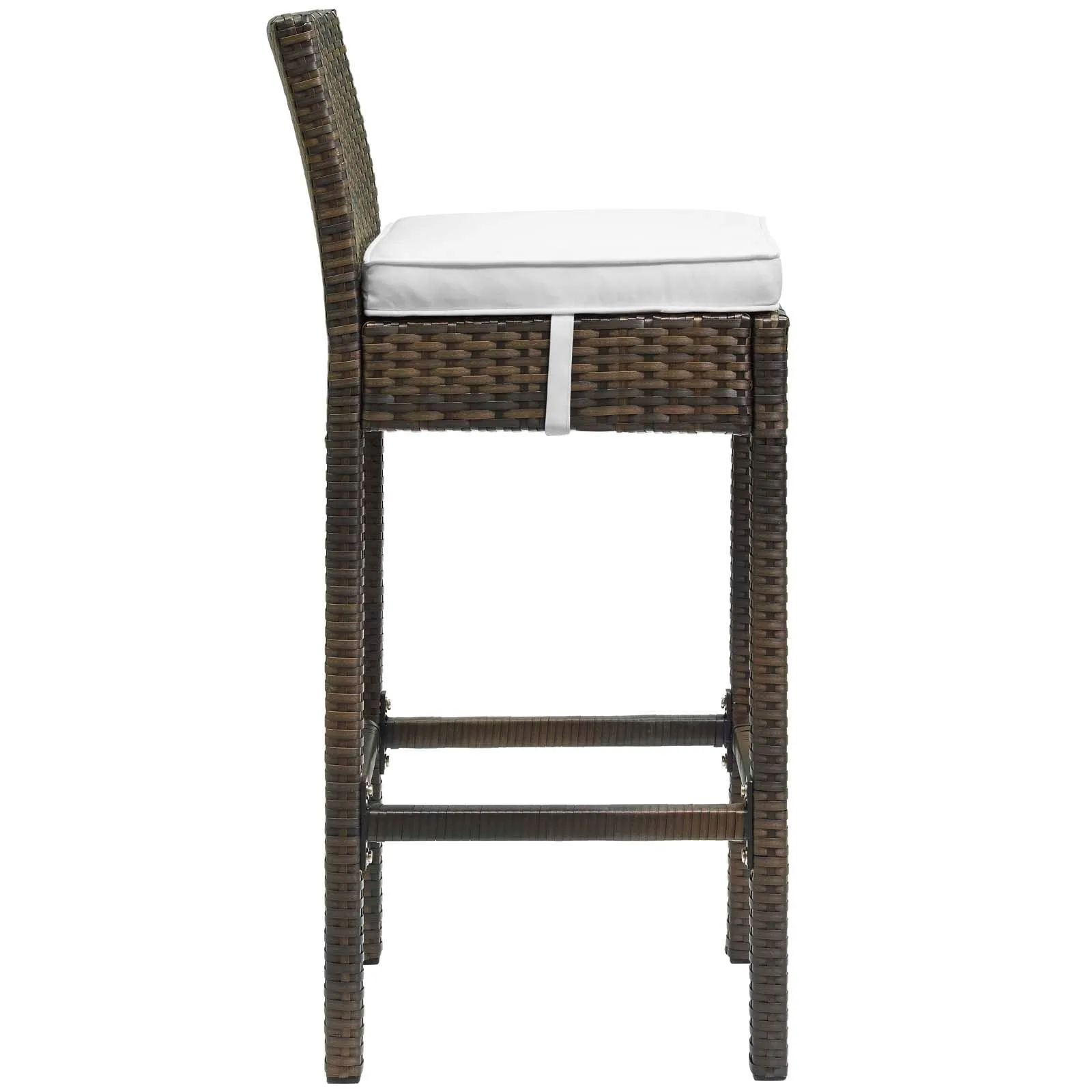 Conduit Bar Stool Outdoor Patio Wicker Rattan Set