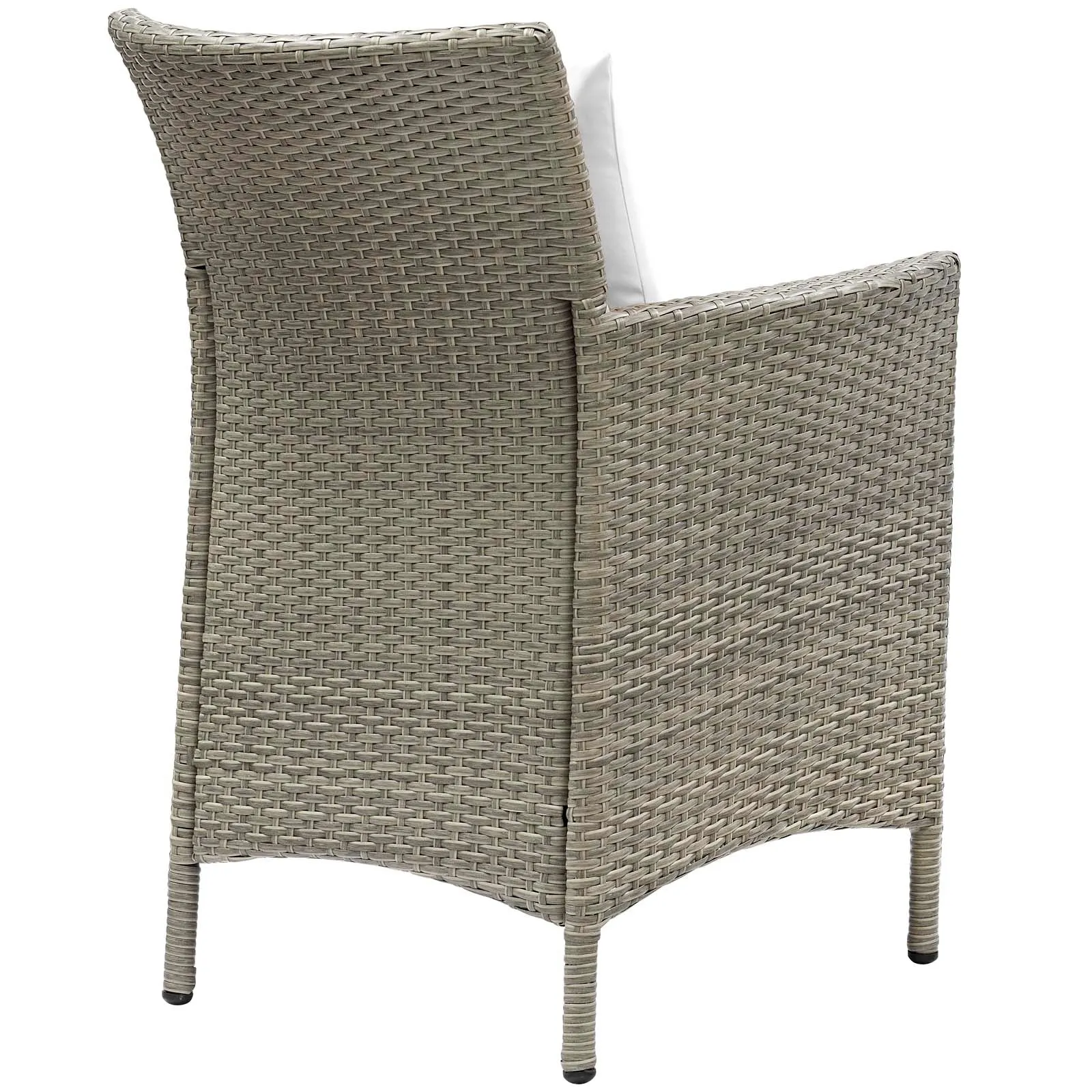 Conduit Outdoor Patio Wicker Rattan Dining Armchair