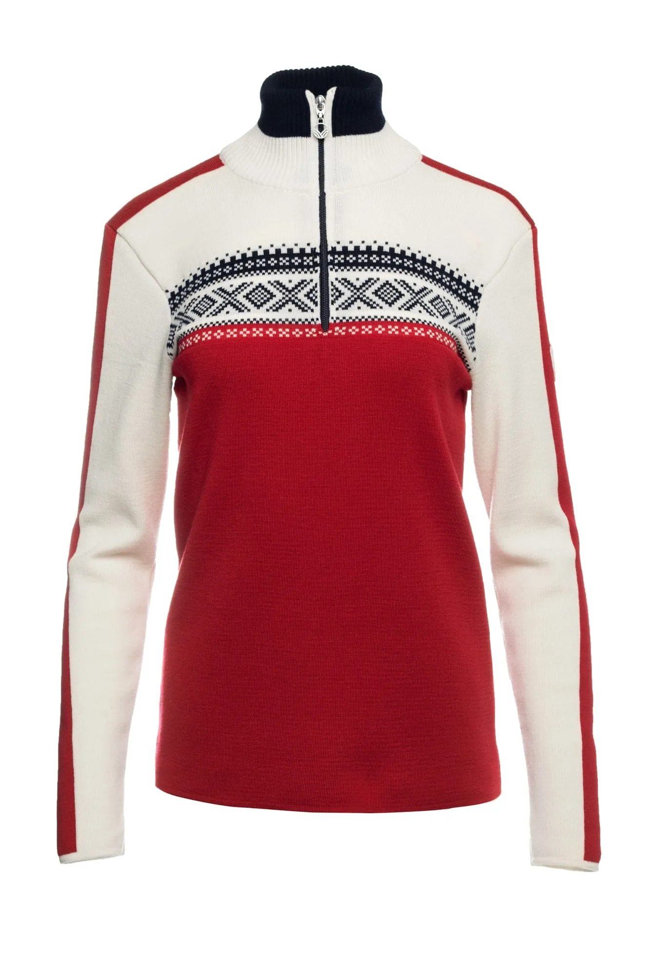 Dale of Norway | Dystingen Sweater | Women's | Raspberry/Off White/Navy