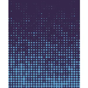 Dark Blue Halftone Printed Backdrop