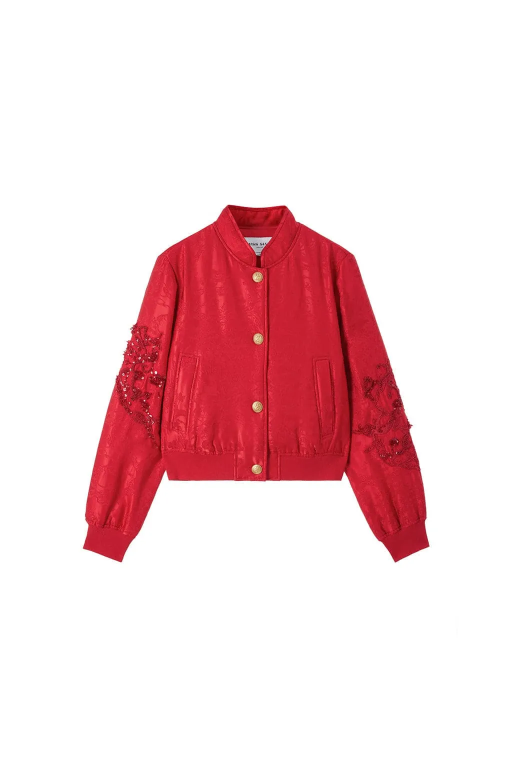 Delicate Embroidered Quilted Jacket