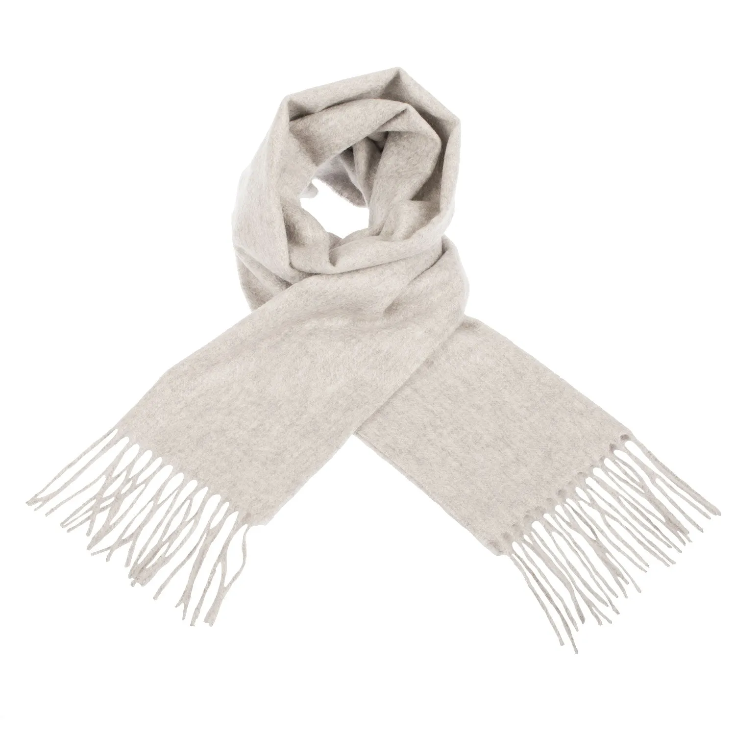 Edinburgh Cashmere Scarf  Oyster Grey