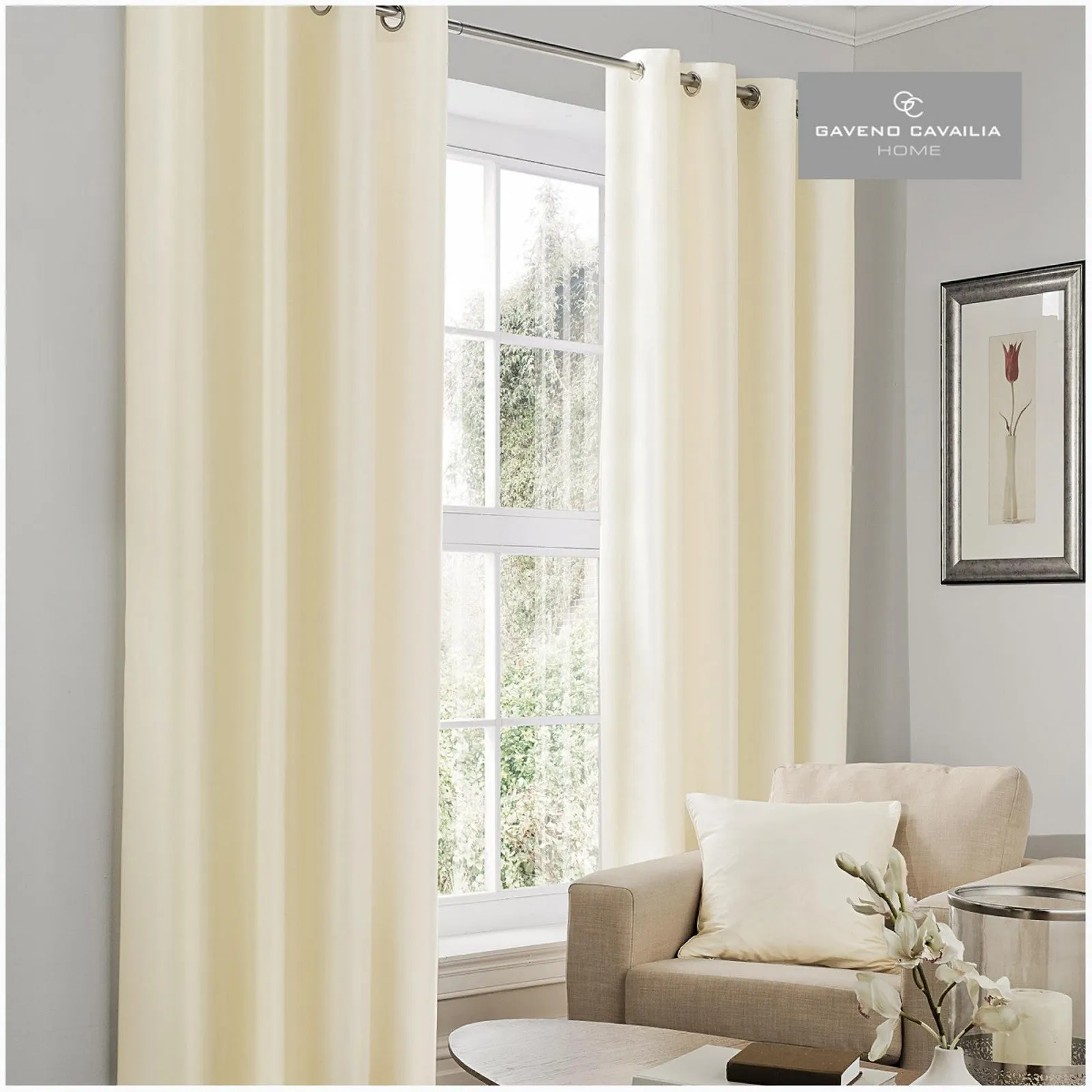 Faux Silk (eyelet) Curtains