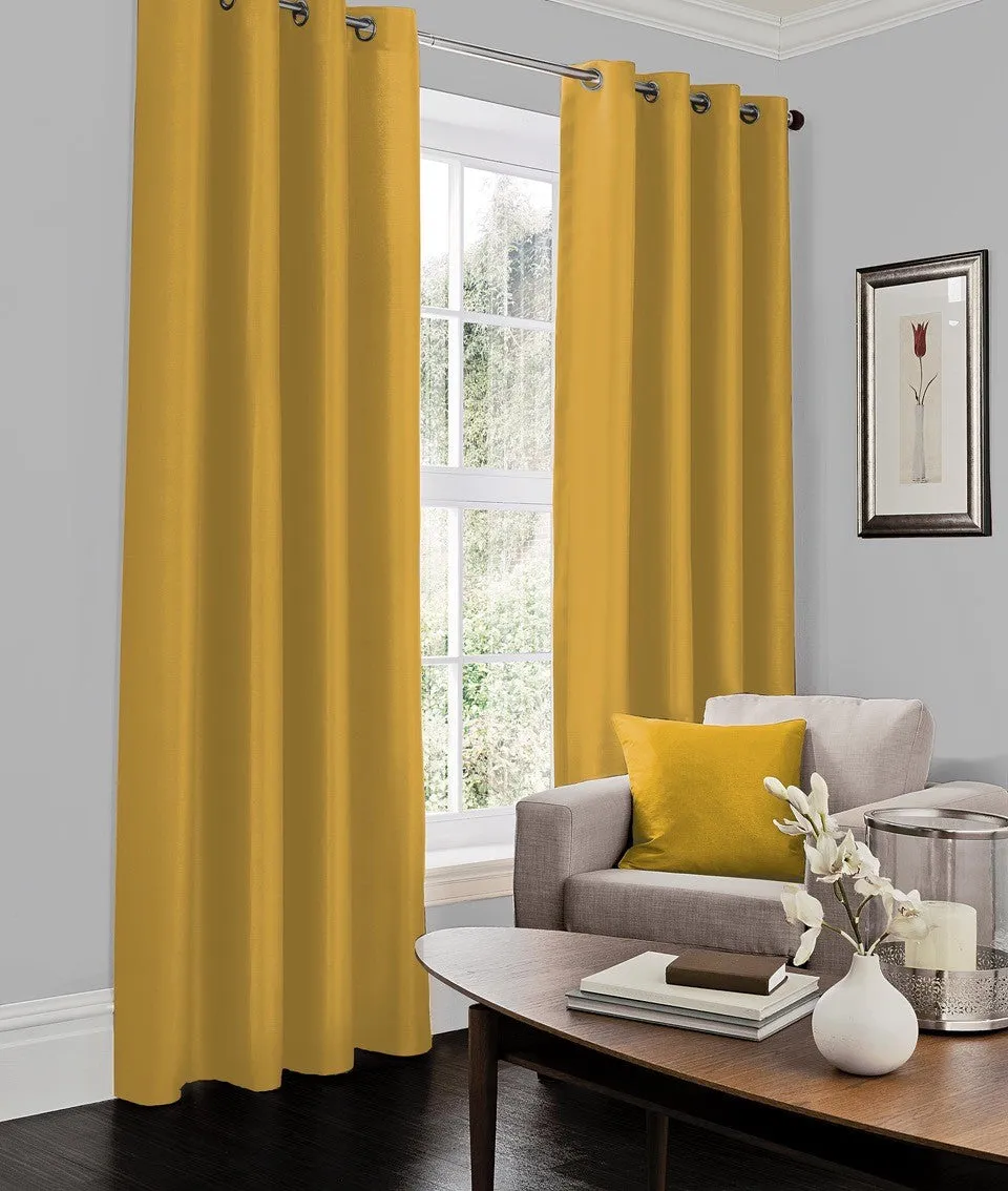 Faux Silk (eyelet) Curtains