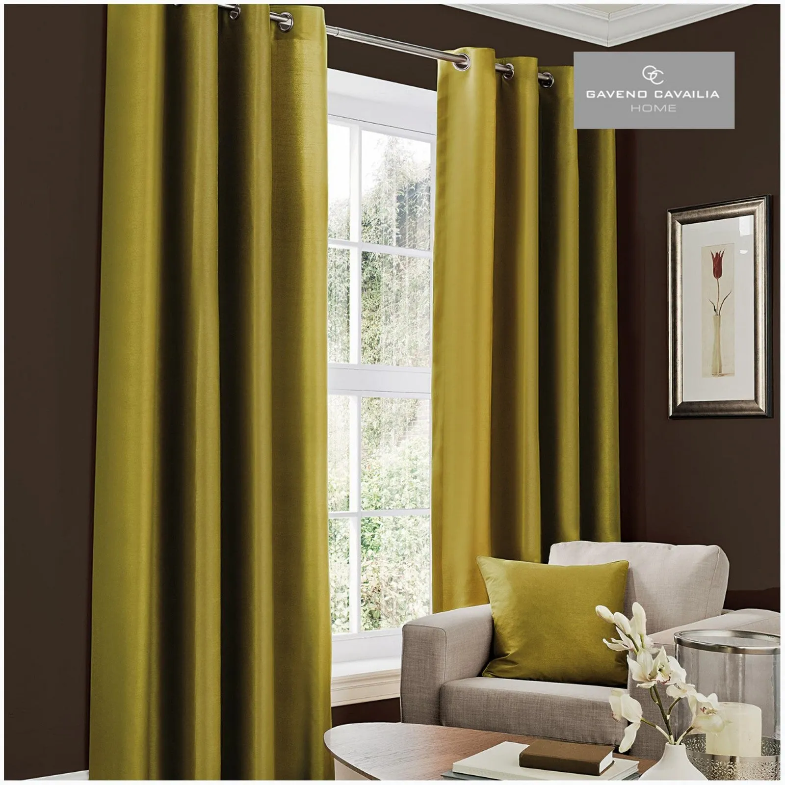 Faux Silk (eyelet) Curtains