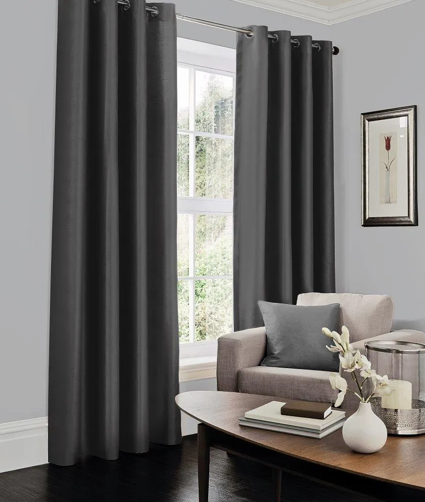 Faux Silk (eyelet) Curtains