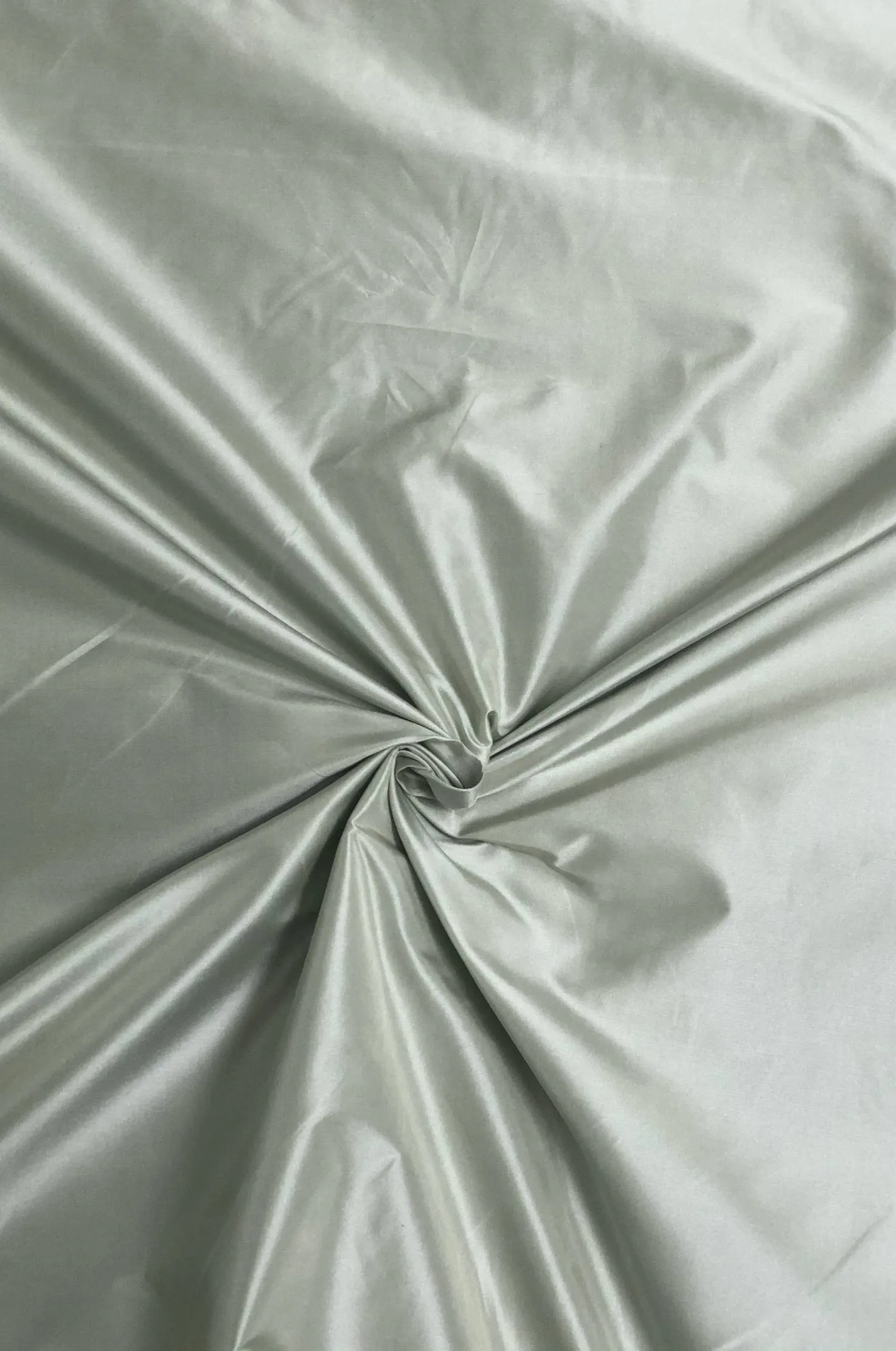 Fog Green Taffeta Silk Fabric