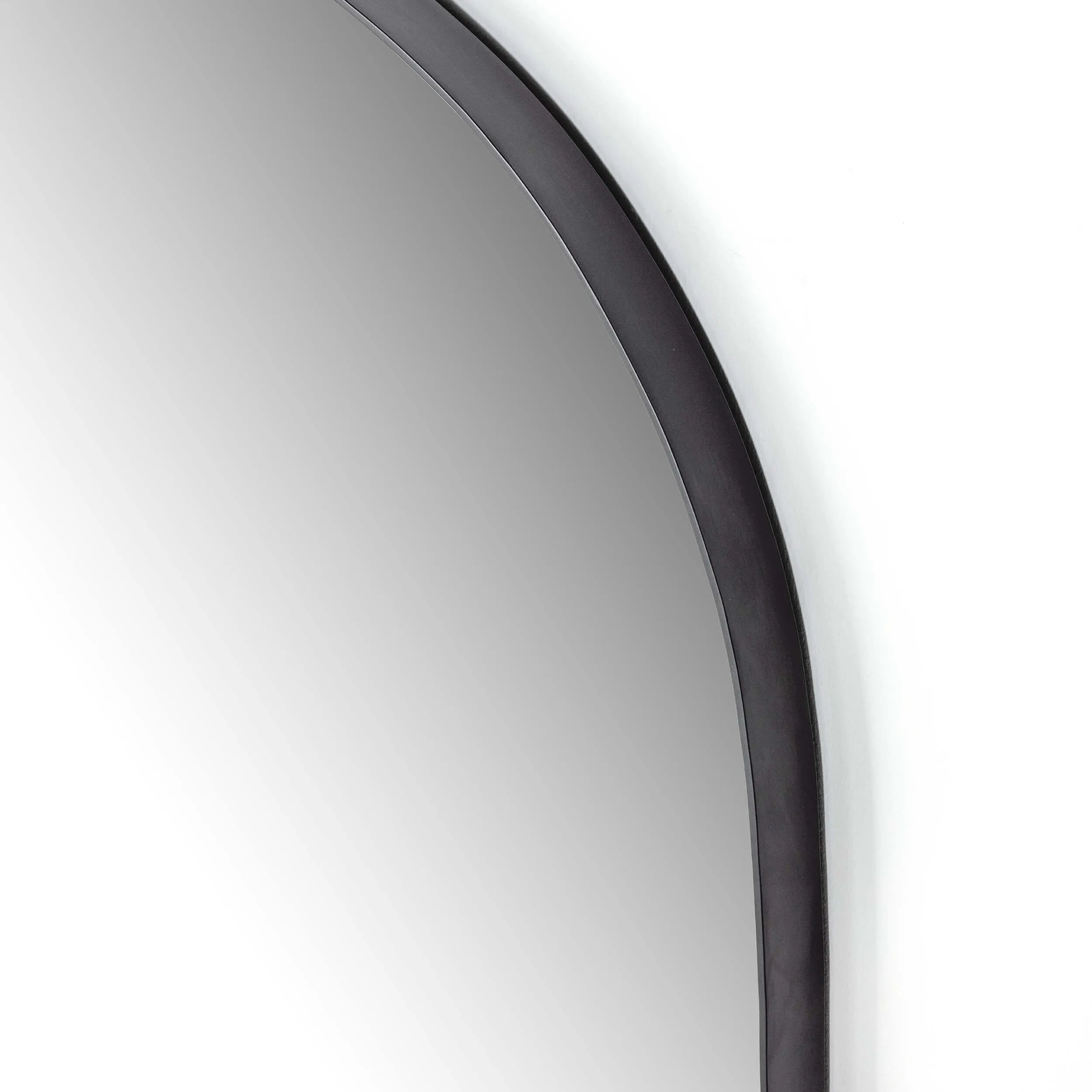 Georgina Wide Mirror, Matte Black