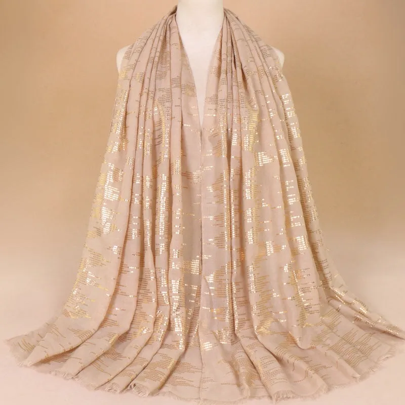 Golden Beats Cotton Shawls