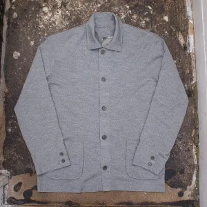 Grey Wool Button Up Cardigan