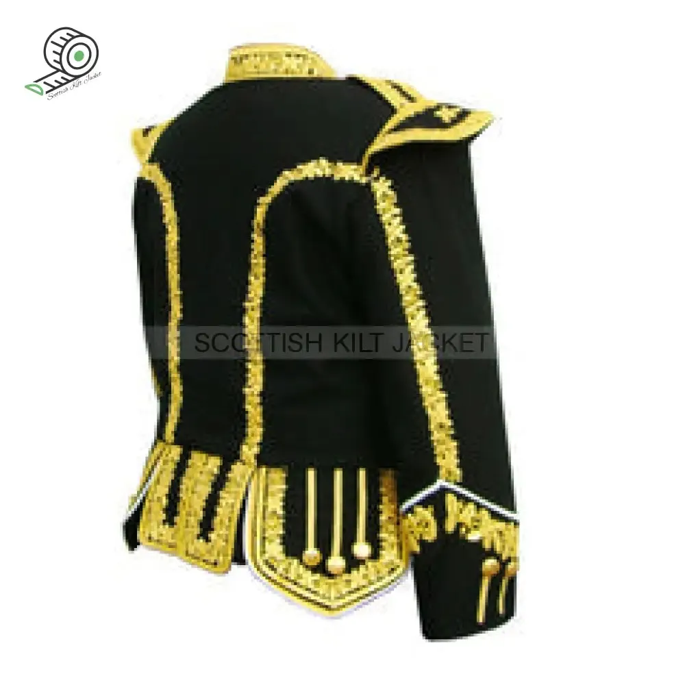 Hand-Embroidered Gold Bullion Royal Doublet