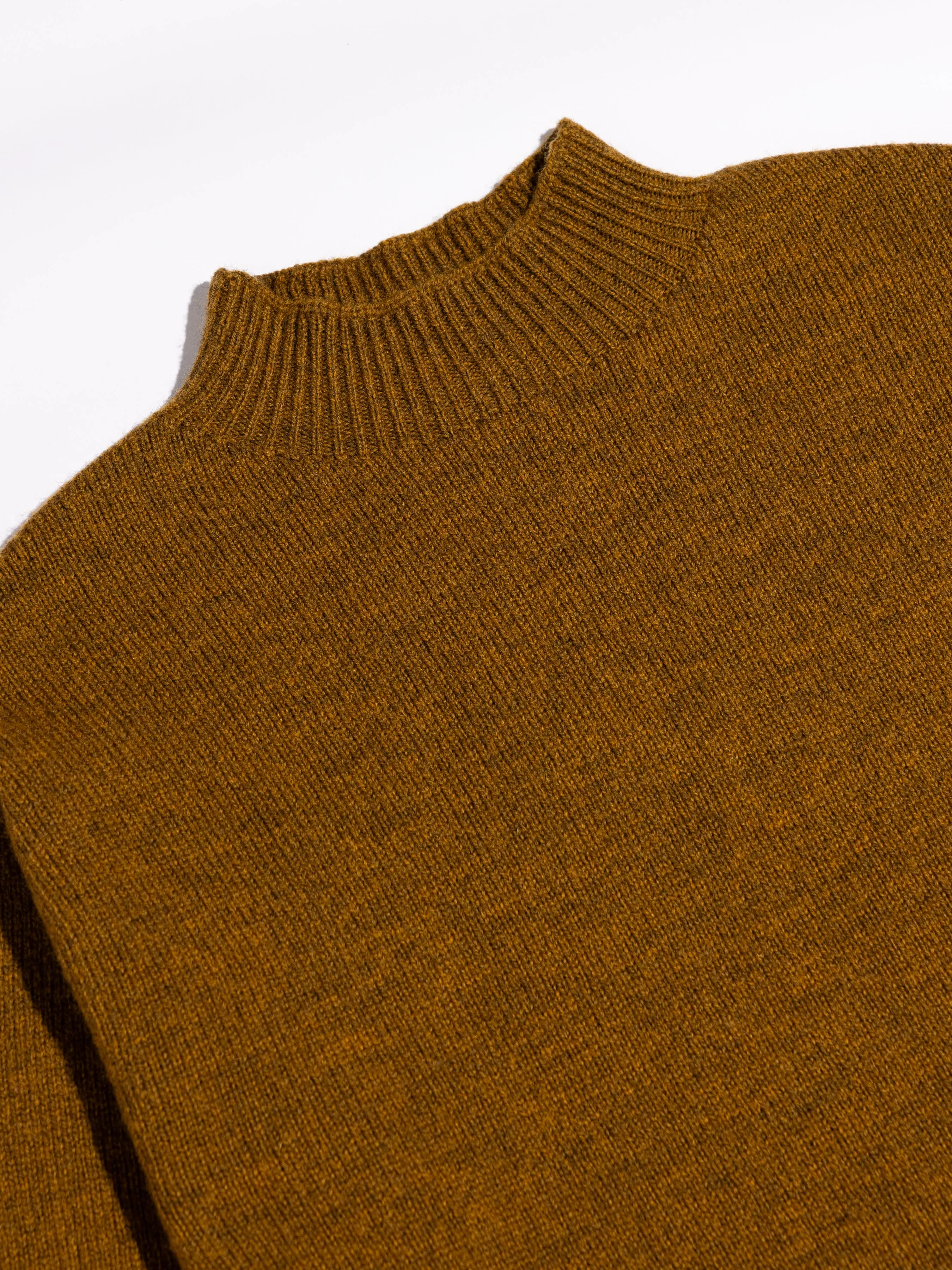 Harris Mock Neck in Bracken Merino Wool