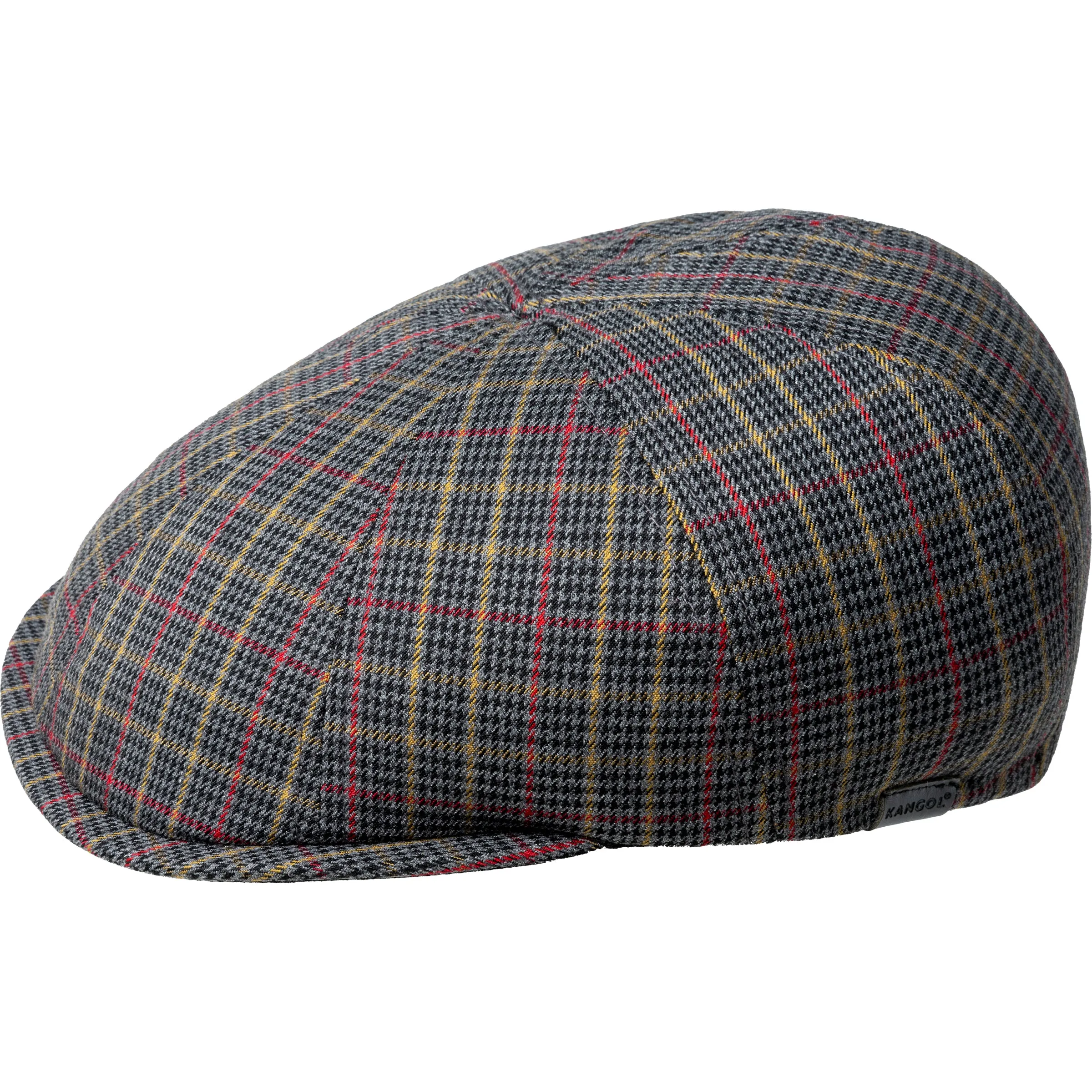 Kangol Pattern Flexfit Cap Grey Plaid