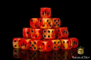 Kings of War: Salamanders - Official Dice Set