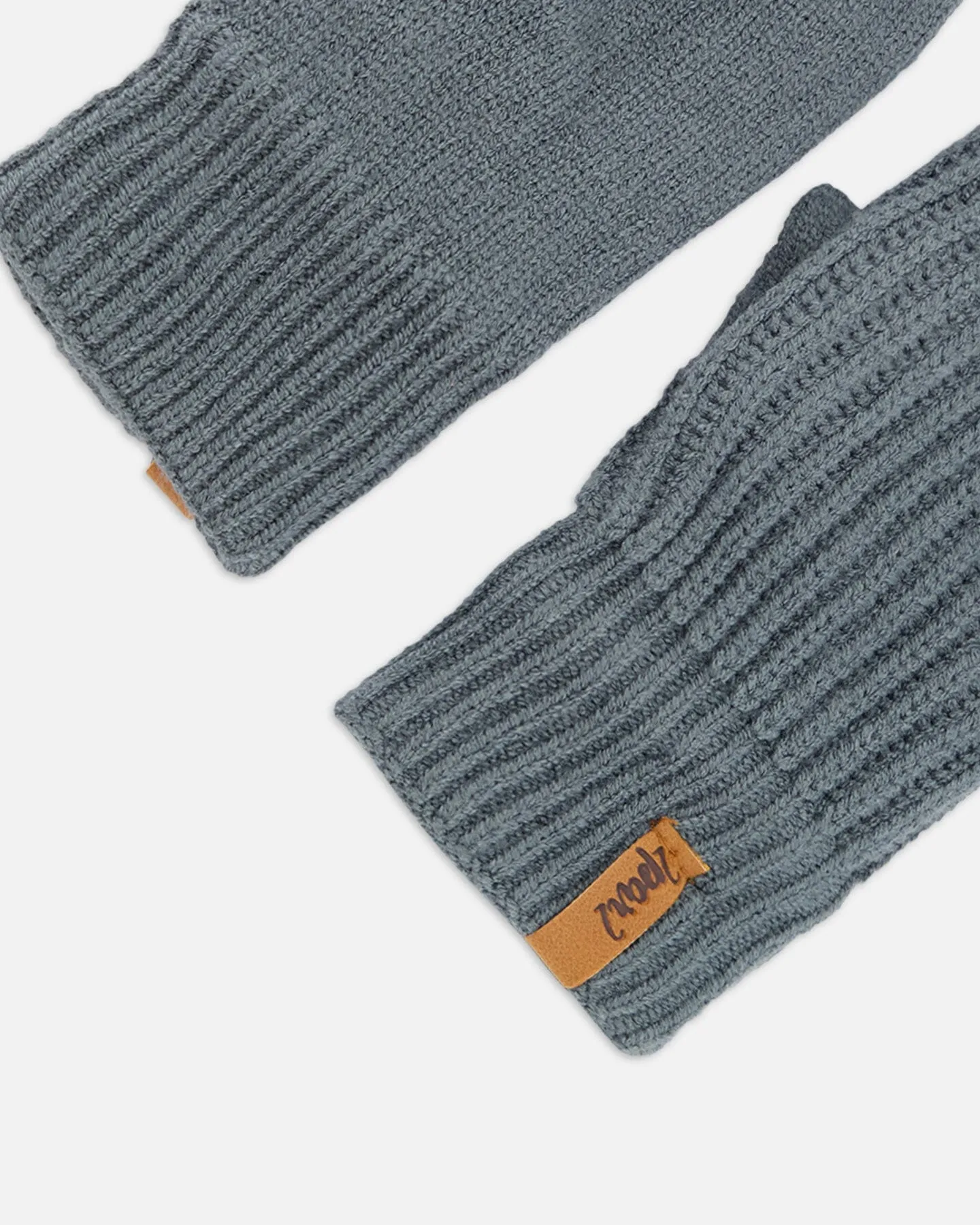 Knitted Mittens Hunter Green