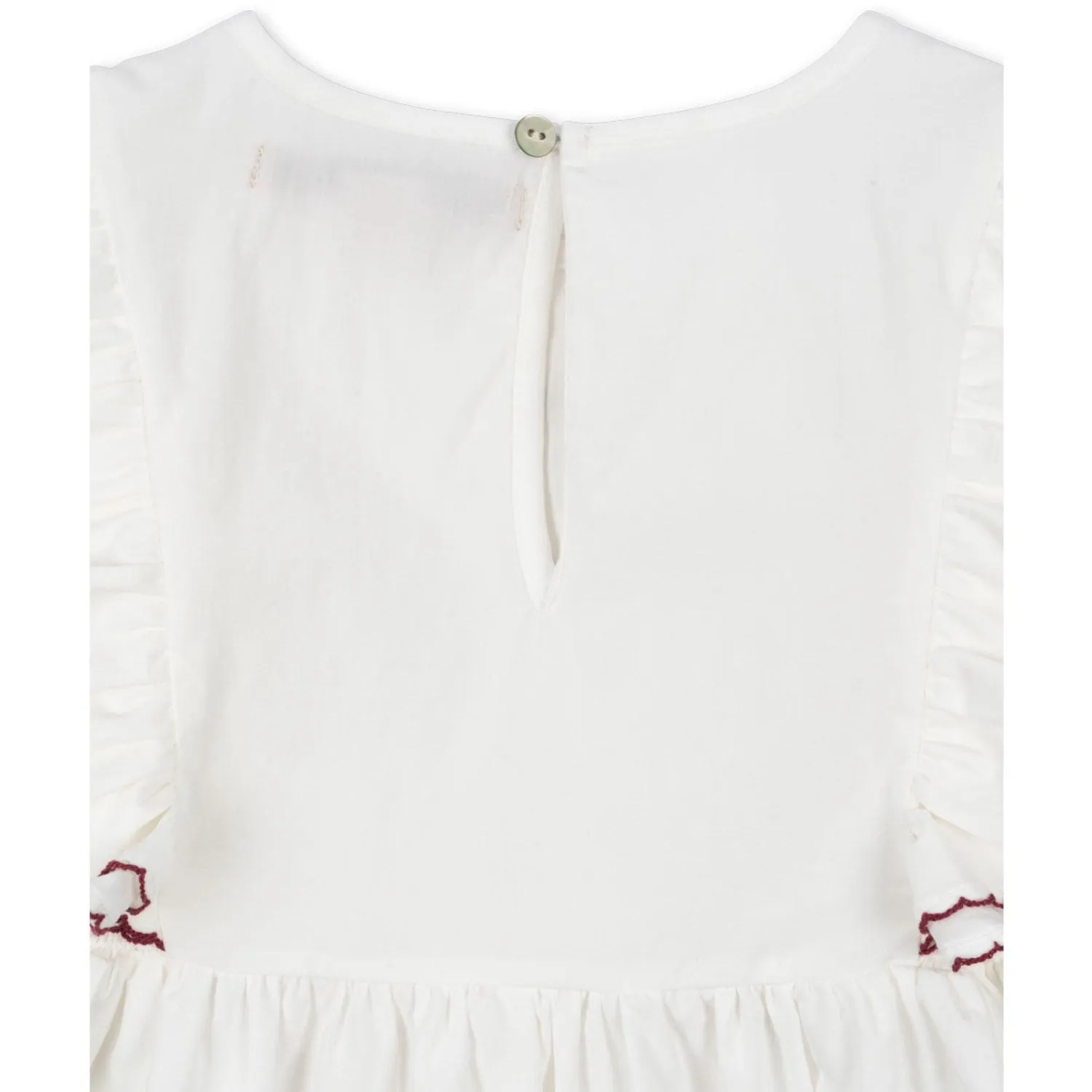 Konges Sløjd Pure White Coeur Dress Gots