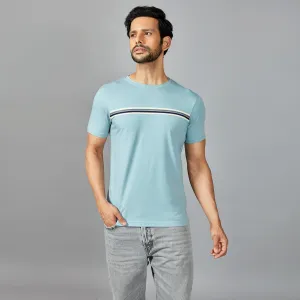 Light Blue Stripes T-Shirt