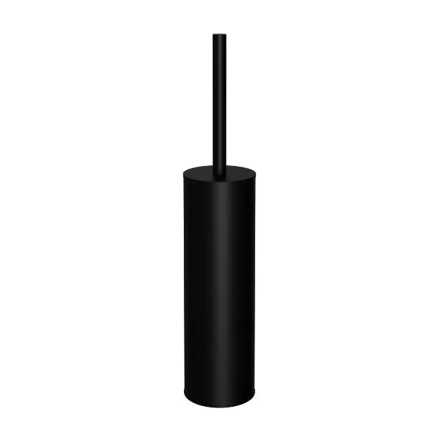 Meir Round Toilet Brush and Holder Matte Black