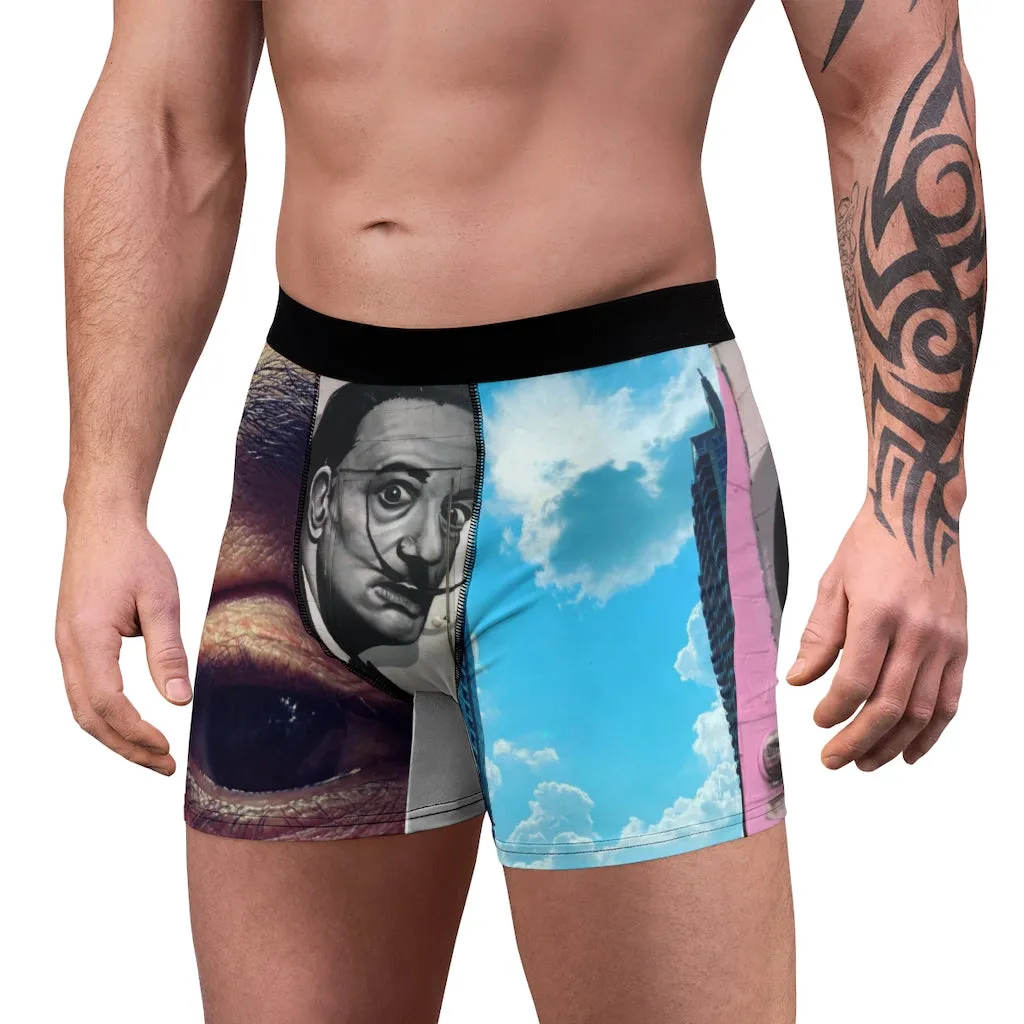 Men's Boxer Briefs AL BLUE DESIGNED ART