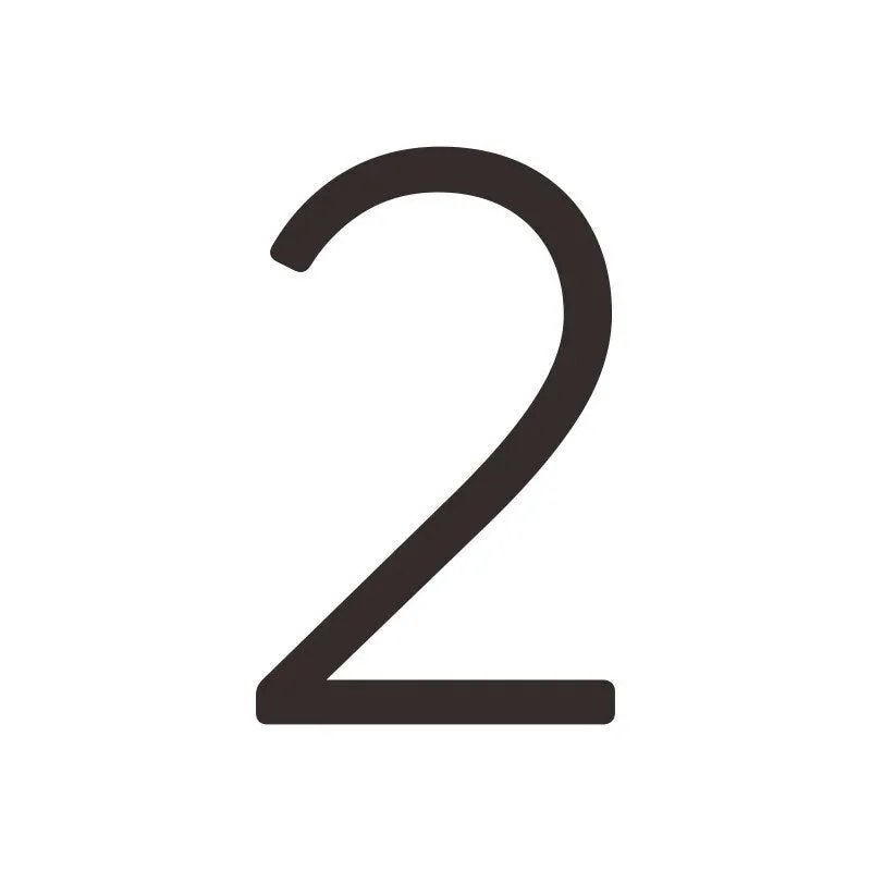 meraki. Renew - EZRA Numbers in Matte Black