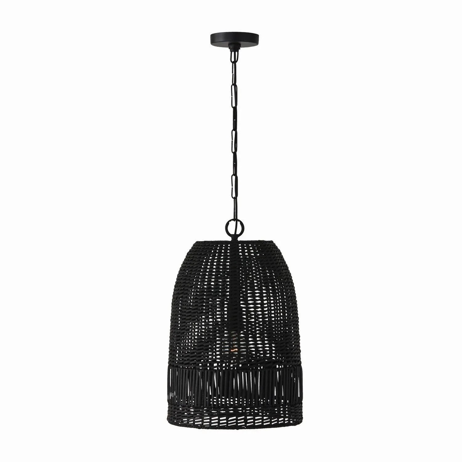 Naomi 1-Light Pendant in Matte Black